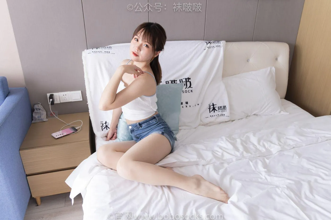 [BoBoSocks袜啵啵]NO.077 朵朵-凉鞋、肉丝 [139P]插图4